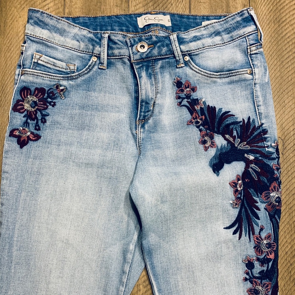 JESSICA SIMPSON KISS Me Super Skinny Jeans